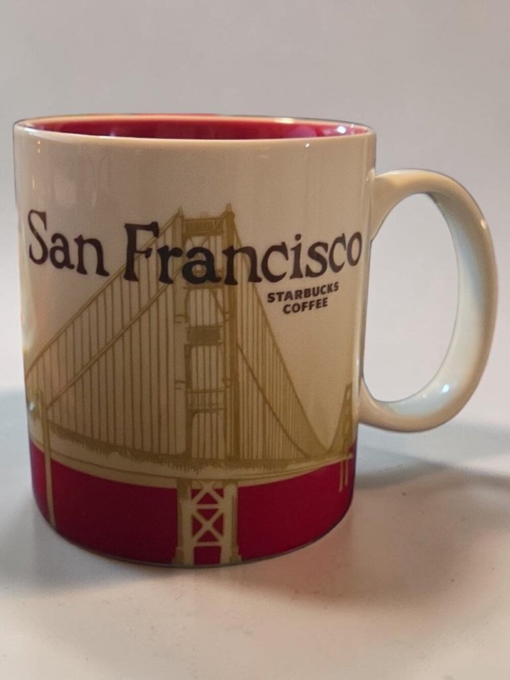 Starbucks San Francisco 16 oz Ceramic Mug 2008 Collectors Series
